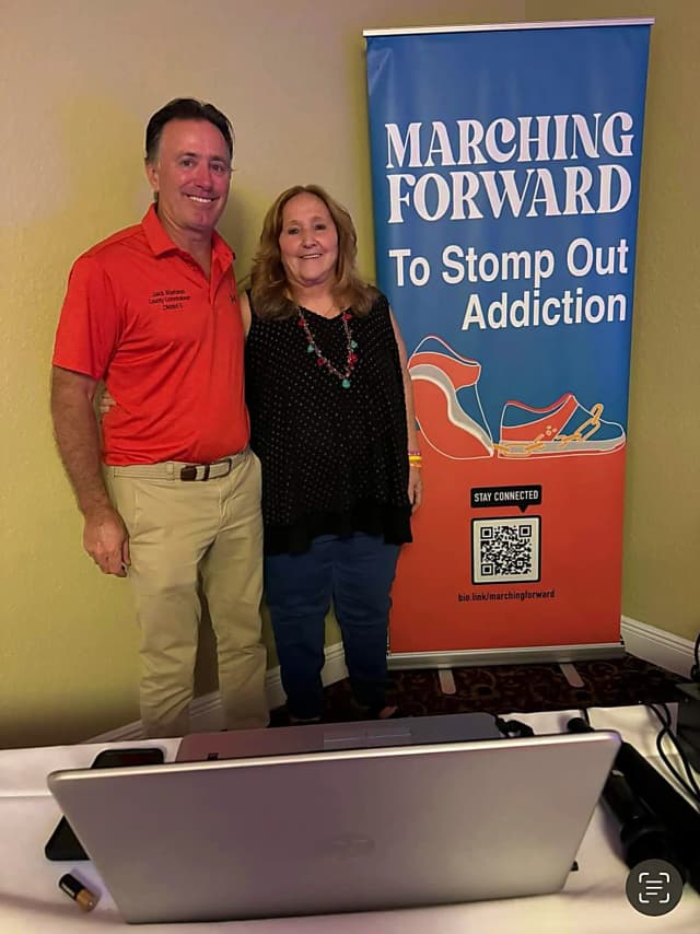 Commissioner Jack Mariano, Grand Marshal for Marching Forward Stomping Out Opioid Addiction, serving his fourth term on the Pasco County Board of County Commissioners since 2004